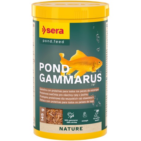 Pond Gammarus Mix 1000ml/ 145g, przysmak dla ryb stawowych