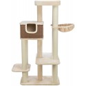Bertholo, drapak stojący, dla kota, kremowy/ciemnobrązowy, 165 cm