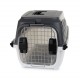 Transporter dla psa 55x35x32,5 szaro/czarny