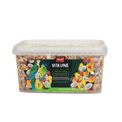 Vitaline Karma pełnoporcjowa dla konur, mnich i innych średnich papug, wiadro 2,2 kg