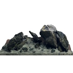 WIO Jade Bliss River, zestaw do dekoracji, do akwarium, grafitowy, 19 kg, pudełko