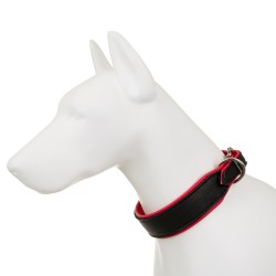 Obroża Skóra Łoś Strong 40mm/55cm czerwony