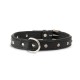Obroża Skóra Łoś Kryształ 20mm/45cm czarny