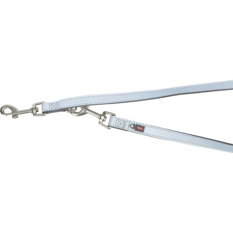 Premium Reflect, smycz regulowana, dla psa, grafitowa, L–XL: 2.00 m/25 mm, odblaskowa