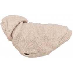 Carson, bluza z kapturem, dla psa, piaskowa XS: 27 cm