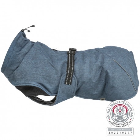 Riom, płaszczyk zimowy, dla psa, ciemnoniebieski, S: 35 cm