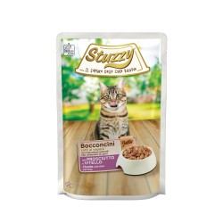 Bocconcini, karma mokra, dla kota, szynka z cielęciną w galarecie, 85 g, saszetka