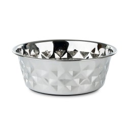 Miska z motywem diamentu, z antypoślizgową powierzchnią 17 cm 0,9 l