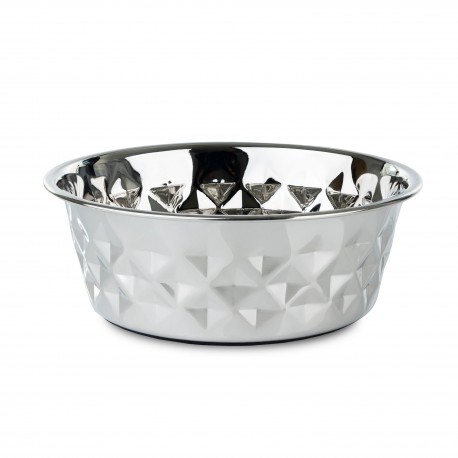 Miska z motywem diamentu, z antypoślizgową powierzchnią 17 cm 0,9 l