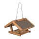 Natura, karmnik dla ptaków, brązowy, sosna, 30 × 18 × 28 cm, zawieszany