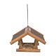 Natura, karmnik dla ptaków, brązowy, sosna, 30 × 18 × 28 cm, zawieszany