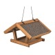 Natura, karmnik dla ptaków, brązowy, sosna, 30 × 18 × 28 cm, zawieszany