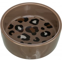 Leo, miska ceramiczna, w panterkę, mix kolorów, 0.3 l/ 12 cm