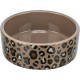 Leo, miska ceramiczna, w panterkę, mix kolorów, 0.3 l/ 12 cm