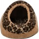 Leo, legowisko zamknięte, dla psa/kota, jasnobrązowe/brązowe, 35 x 26 x 41 cm
