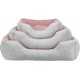 Kaline Mio, legowisko, dla psa/kota, szare/różowe, 50 × 40 cm
