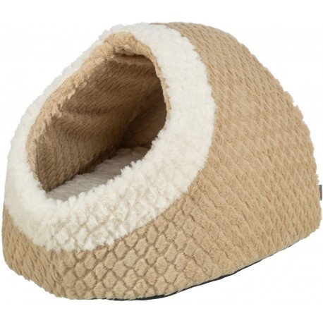 Kaline Mio, legowisko zamknięte, dla psa/kota, brązowe/kremowe, 35 x 26 x 41 cm