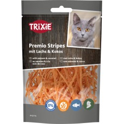 Premio Stripes, przysmak, dla kota, łosoś i kokos, 50g