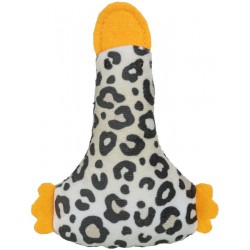 Kaczka, zabawka, dla kota, 12cm, plusz, mix kolorów, z kocimiętką