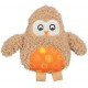 Sowa, zabawka, dla kota, plusz, 10 cm, z kocimiętką