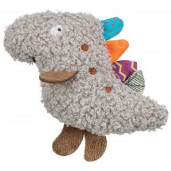 Dinozaur, zabawka, dla kota, plusz, 12 cm, z kocimiętką