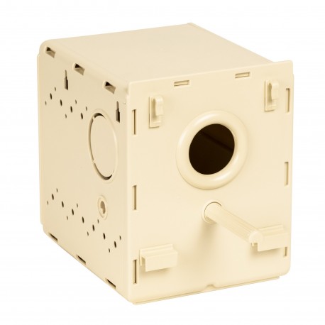 Lęgówka Agapornis Nest, kolor beżowy, 16,5 × 20 × 20h