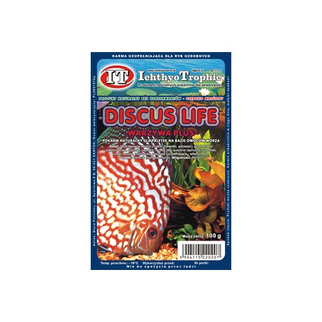 MROŻONKA DISCUS LIFE Z WARZYWAMI 100G
