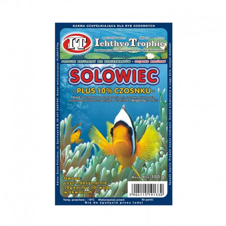 MROŻONKA SOLOWIEC/ARTEMIA Z CZOSNKIEM PLUS 100G