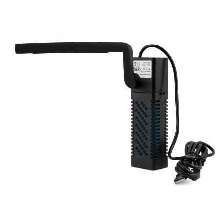 Aqua Natura, filtr akwarium, czarny z deszczownią, ABS, 36x28x125 mm