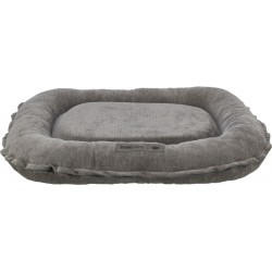 Vital Lennox, poduszka, dla psa/kota, owalna, włóczka Chenille, szara, 130 x 100 cm