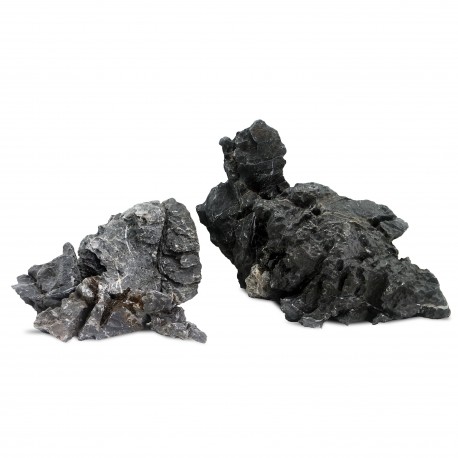 Aqua Natura, skała ozdobna czarna, Scenery Aquarium Rock- black, do akwarium
