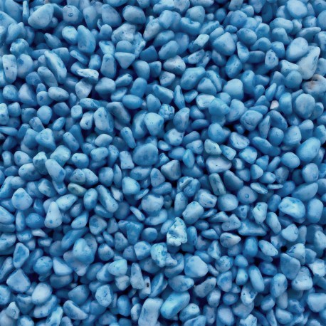 Aqua Natura, żwirek, do dekoracji akwarium, niebieski, kamyk naturalny, 6-8 mm, op.2kg