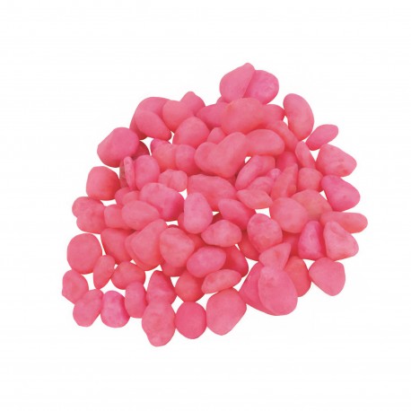 Aqua Natura, żwirek, do dekoracji akwarium, różowy, kamyk naturalny, 6-8 mm, op.2kg