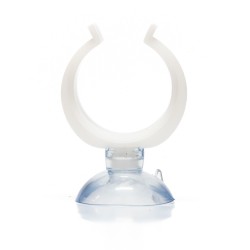 Przyssawka do akwarium, przezroczysta, biały uchwyt, 28×30 mm 50szt./op.