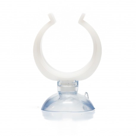 Przyssawka do akwarium, przezroczysta, biały uchwyt, 28×30 mm 50szt./op.