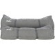 Leni, koc podróżny, dla psa/kota, szary, 100x70 cm, miękki