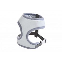 Szelki dla psa 28-41cm, szary/błękitny