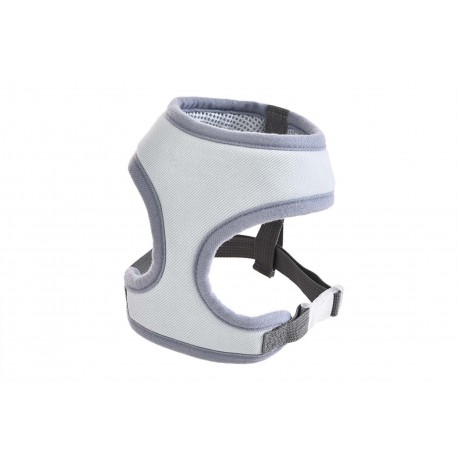 Szelki dla psa 28-41cm, szary/błękitny