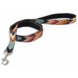 Smycz dla psa, z wytrzymałej tkaniny, wzór boho, 1,5x120cm