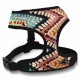 Szelki dla psa, z wytrzymałej tkaniny, wzór boho, max. Obw. Szyi 35cm, obw. Klatki 40-52cm