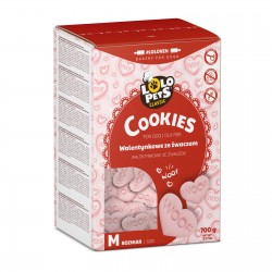 Ciasteczka dla psa ze żwaczem Walentynkowe 700g