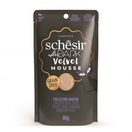 After Dark Velvet Mousse, karma mokra, dla kota, kurczak z kaczką, 80 g, saszetka