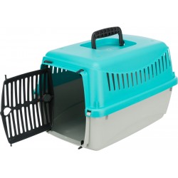 Box transportowy Capri , XXS, 26 × 25 × 39 cm, turkus, do 4 kg