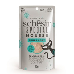 Special Mousse Skincoat, karma mokra, dla kota, łosoś, 70 g, saszetka