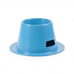 Miska, dla psa, mix kolorów, plastik, 0,85l, dla ras długouchych, różowa, zielona, niebieska