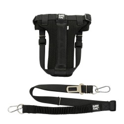 Szelki samochodowe dla psa, rozmiar M, 21x16x8 cm, materiał poliester