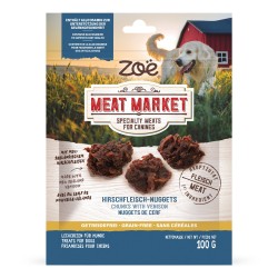 Zoe Meat Market, dla psa, kąski z mięsem jelenia, 100g, saszetka