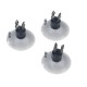 Przyssawki z klipsem, przezroczyste, 4/6mm, 3szt/OPAK
