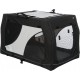 Box transportowy Vario 30, S–M: 76 × 48 × 51 cm, nylon, czarno-szary