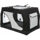 Box transportowy Vario 30, S–M: 76 × 48 × 51 cm, nylon, czarno-szary